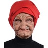 Máscara de nana vieja para halloween disfraz