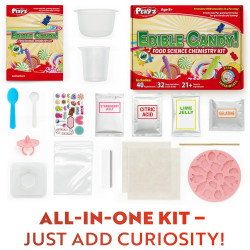 Playz Kit de fabricación de dulces comestibles para niños | Kit de fabricacion de dulces reales para niños