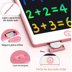 Hockvill Tableta de escritura LCD para niños de 8.8 pulgadas