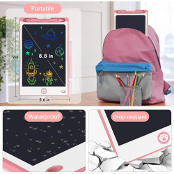Hockvill Tableta de escritura LCD para niños de 8.8 pulgadas