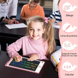 Hockvill Tableta de escritura LCD para niños de 8.8 pulgadas