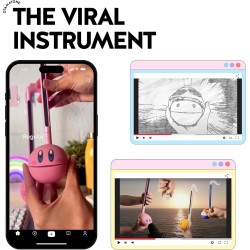 Otamatone - Instrumento musical electrónico | Sintentizador portatil con diseño divertido