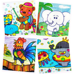 DLUCKY 208 piezas de suministros de arte, kit de arte de dibujo para niños y adultos