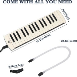 EASTROCK Teclado de piano de aire | Piano de aire con accesorios incluidos