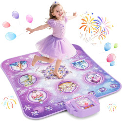 Alfombra de baile electrónica para niñas de 3 a 12 años
