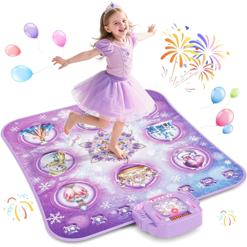 Alfombra de baile electrónica para niñas de 3 a 12 años