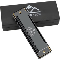 EastRock Blues - Armónica | Armonica de 10 agujeros profesional para principiantes