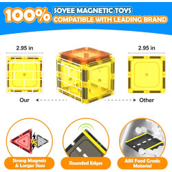 Piezas de azulejos magnéticos | Piezas de azulejos para armar  de 102