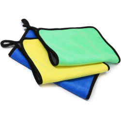 Toallas de pesca de microfibra con clip | Toalla de microfibra ideal para limpieza de cañas de pesca o manos