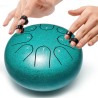 Tambor de lengüetas de acero | Instrumento de meditacion con mazos y bolsa de viaje incluida