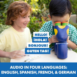 Educational Insights Geosafari Jr. - Microscopio parlante | Microscopio de juguete parlante