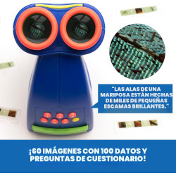 Educational Insights Geosafari Jr. - Microscopio parlante | Microscopio de juguete parlante