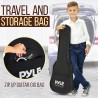 Pyle Kit de guitarra acústica, 1/2 tamaño junior, instrumento de cuerda de acero de madera para principiantes y adultos
