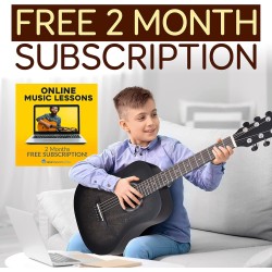 Pyle Kit de guitarra acústica, 1/2 tamaño junior, instrumento de cuerda de acero de madera para principiantes y adultos