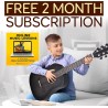 Pyle Kit de guitarra acústica, 1/2 tamaño junior, instrumento de cuerda de acero de madera para principiantes y adultos