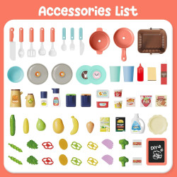 HOLYFUN Juego de cocina para niños