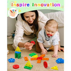 Yetonamr - Juguetes Montessori para niñas y niños | Juguetes de rompecabezas para bebes