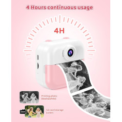 Cámara DITUPAN Kids con cámara frontal y trasera para selfie