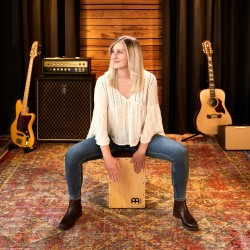 Cajón para música | Compacto y con lazos internos