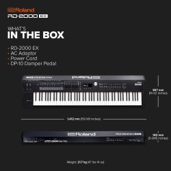 Roland Piano de escenario digital premium RD-2000 EX