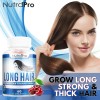 NutraPro Gomitas de cabello largo – Suplemento anti-pérdida de cabello para el crecimiento rápido del cabello débil y