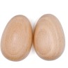 Juego de 4 instrumentos musicales de percusión de mano | Echos de madera e incluye bolsa de viaje