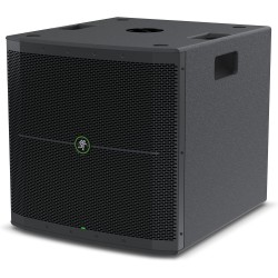 Altavoz compacto marca mackie 1400 W con controladores de servicio pesado y modo de ducking de música