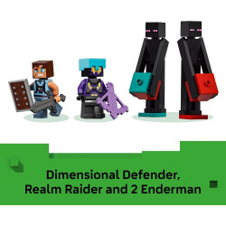 LEGO Minecraft The Enderman Tower | Figura de enderman de 11.7 armable