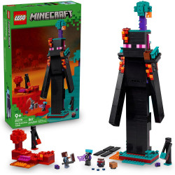 LEGO Minecraft The Enderman Tower | Figura de enderman de 11.7 armable