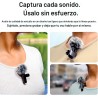 Micrófono inalámbrico profesional para iPhone, iPad, Android, micrófono Lavalier para grabación de video