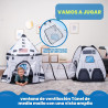 JOYIN Tienda de campaña desplegable con túnel y casa de juegos para niños