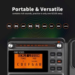 Pedal de guitarra multiefectos con 80 preajustes