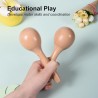 Maracas para niños bebés | Echa de madera y especial para niños