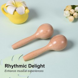 Maracas para niños bebés | Echa de madera y especial para niños