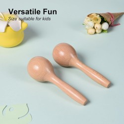 Maracas para niños bebés | Echa de madera y especial para niños