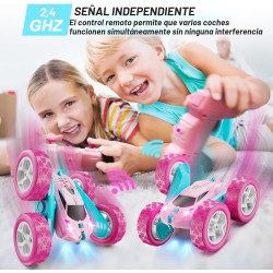 Coches de control remoto rosa para niñas