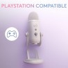 Micrófono USB para videojuegos, para transmisión, pódcasts, Twitch, YouTube, Discord, PC y Mac