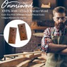 Soporte de pared para guitarra, 2 unidades, colgador de guitarra de madera de nogal negro