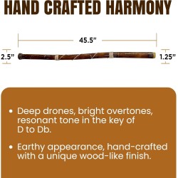Didgeridoo manual moderno | Con materiales naturales y elaborado a mano