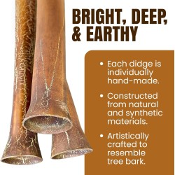 Didgeridoo manual moderno | Con materiales naturales y elaborado a mano