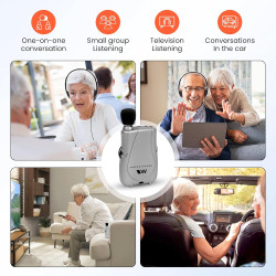 Amplificador de sonido ultra do con auriculares y audífonos marca WILLIAMS AV