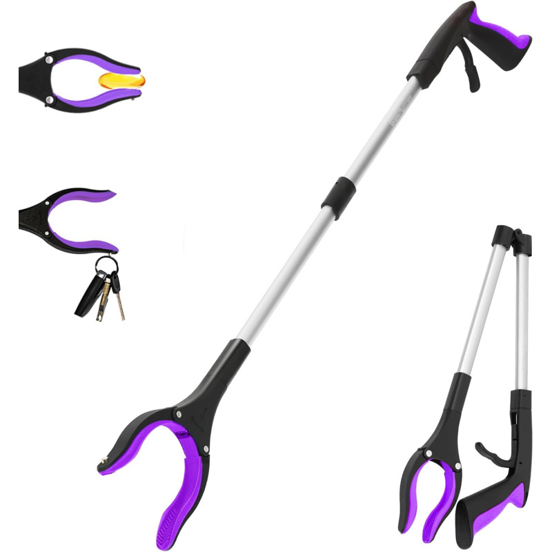 Herramienta de alcance de 32 pulgadas con fuerte cabezal magnético y giratorio