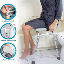 DMI Banco de transferencia de bañera | Ducha de baño antideslizante y transferible