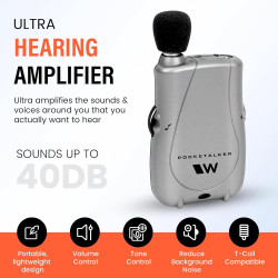 Williams Sound PockeTalker Amplificador de sonido | Amplifica hasta 400 DB