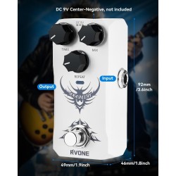 Pedal de guitarra analógico Delay para guitarra eléctrica