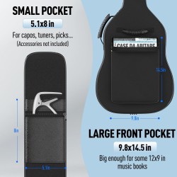 Marca GLEAM Bolsa para guitarra acústica