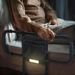 Rieles de cama para adultos mayores