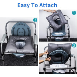 MINIVON Cojín de asiento para mesita de noche | Impermeable y facil de limpiar