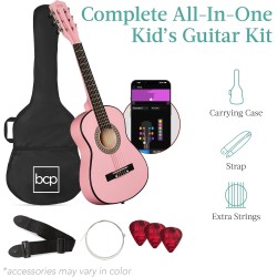 Best Choice Products Kit de iniciación de guitarra acústica para niños
