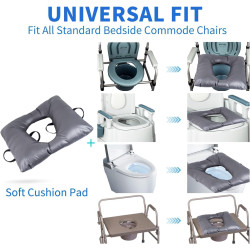 MINIVON Cojín de asiento para mesita de noche | Impermeable y facil de limpiar